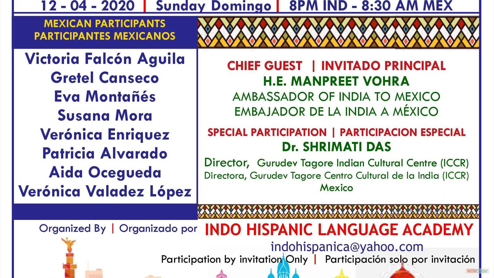 1st Indo Mexican Vertual Meet 2